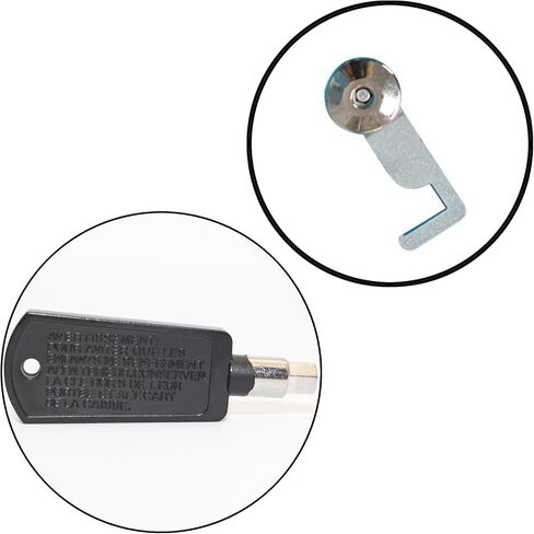 2X العالمي ثلاجة صغيرة قفل ميكانيكي KeysFreezer مفتاح الباب 5.8x6 مللي متر لصندوق توزيع الهيكل الثلاجة in Kuwait