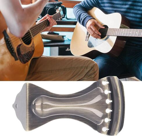 Buachois 6 String Guitar Tailpiece, Metal Resonator Replacement for Acoustic Electric in Kuwait