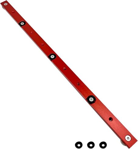 Aluminum Alloy Miter Bar, 17.7 in / 450 mm, for Woodworking Push Handle & Table Saw Sled Runners, Fits 30/45 Miter Slot, Expansion Buckle, Precise Positioning, Safe Operation in Kuwait