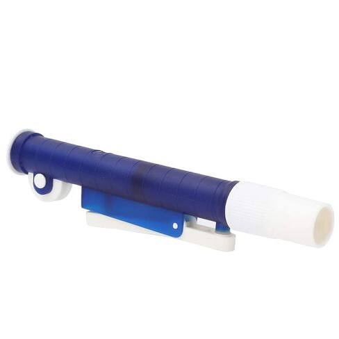 Pissente Lab Pipette Pump 2ml Blue Pipettor Easy One Hand Operation with Thumb Wheel & Side Lever for Glass or Plastic Pipettes in Kuwait