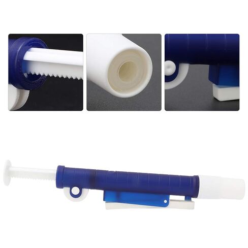 Pissente Lab Pipette Pump 2ml Blue Pipettor Easy One Hand Operation with Thumb Wheel & Side Lever for Glass or Plastic Pipettes in Kuwait