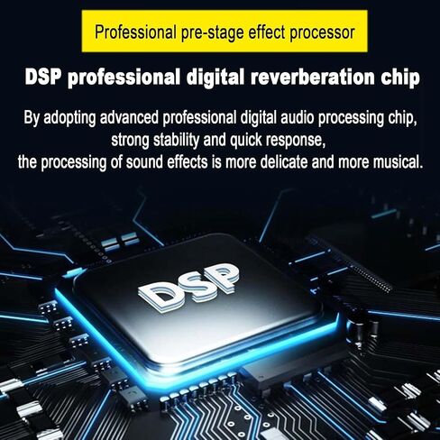 X5 Karaoke Professional Digital Audio Processor, Dsp Digital Reverberation Anti-Howling, Support 5.1 Channel Output, 3 Microphone Channel, with LCD Display, for Speaker, Home Theater in Kuwait