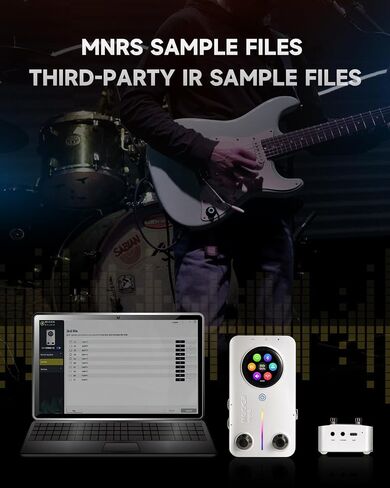 MOOER Prime M2 Wireless Desktop Multi Effects Pedal with APP editor, MIDI Function, Bluetooth PlayBack, IR Loaders, Touch Screen, Looper Drum Machine for Guitar and Bass in Kuwait