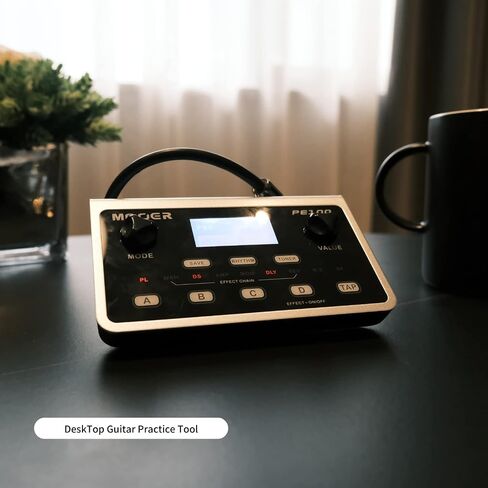 MOOER PE100 Desktop Guitar Multi Effects Pedal with 99 Factory Presets, 99 User Presets, Air P05 Guitar Wireless System in Kuwait