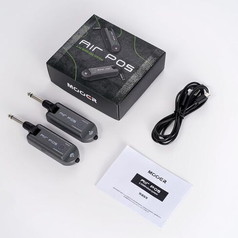 MOOER PE100 Desktop Guitar Multi Effects Pedal with 99 Factory Presets, 99 User Presets, Air P05 Guitar Wireless System in Kuwait