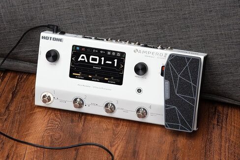 Hotone Ampero II MP-350 Amp Modeler & Effects Processor and Hotone Ampero Switch+ FS-2 Dual Foot Switch bundle in Kuwait