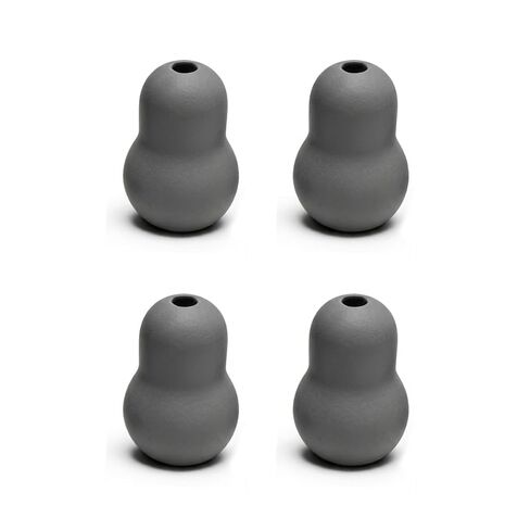 8-Piece Grey Silicone Ear Tips Replacement for Stethoscopes Including Cardiology 4, 4 Large 4 Small Stethoscope Ear Pieces, Comfortable Fit Stethoscope Replacement Parts in Kuwait