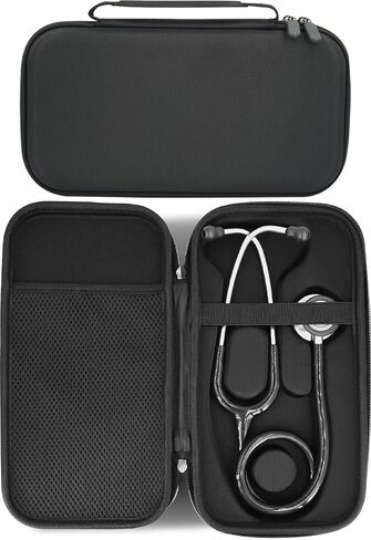 Hard Stethoscope Case for 3M Littmann Classic III & Cardiology IV Monitoring Stethoscope, Travel Storage case for Lightweight II S.E., for 2450/5620/5870/6200 & for MDF etc, Compact & Portable in Kuwait