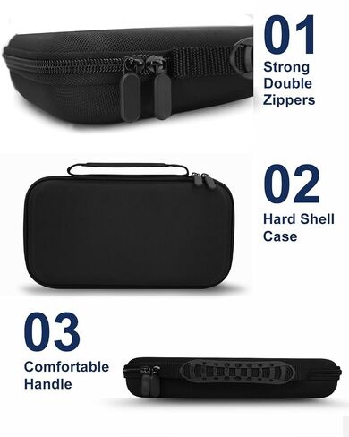 Hard Stethoscope Case for 3M Littmann Classic III & Cardiology IV Monitoring Stethoscope, Travel Storage case for Lightweight II S.E., for 2450/5620/5870/6200 & for MDF etc, Compact & Portable in Kuwait