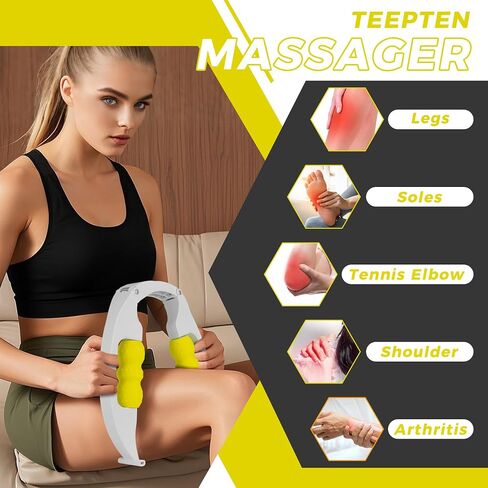 Arm Massager & Forearm Massager, Adjustable Foam Roller, Trigger Point Muscle for Calves, Tennis & Golfers Elbow Pain Release, Roller for Muscle Tightness & Faster Recovery in Saudi Arabia