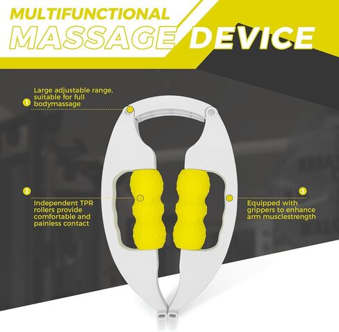 Arm Massager & Forearm Massager, Adjustable Foam Roller, Trigger Point Muscle for Calves, Tennis & Golfers Elbow Pain Release, Roller for Muscle Tightness & Faster Recovery in Saudi Arabia