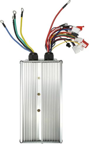 72V 3000W Brushless Motor Controller 48V 60V 72V 84V Intelligent E-Bike Controller Replacement for Electric Bicycle Scooter Maximum Current 80A, Aluminium Alloy Silver in Kuwait