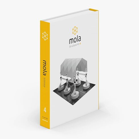 Mola Structural Kit 4 | Magnetic Modular Kit for Engineering and Architecture Education | 145 Pieces + Practical Guide in Kuwait