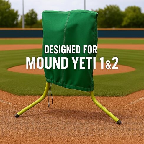 Mound Yeti Pitching Machine Cover Green – Heavy‑Duty Weather‑Resistant Protective Cover for Mound Yeti 1 & 2 Pitching Machines in Kuwait