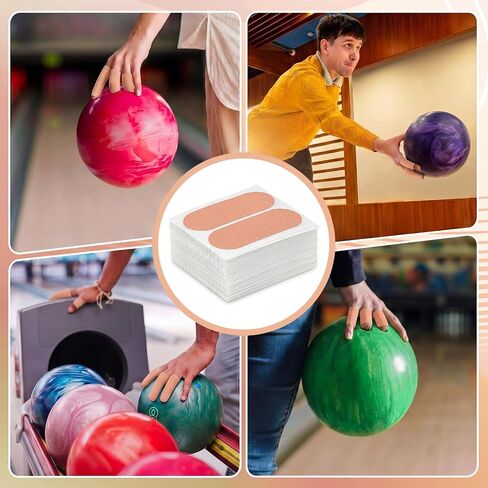 100 Pcs Bowling Thumb Finger Tape - Ball Hole Thumb Protection Bulk Bowling Tape Accessories for Men Women in Kuwait