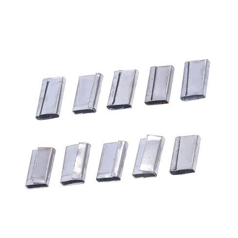 Packing Seals Buckle Up Robust Iron Sheet Metal Clamps 1 Kg, for 12-16 Mm PP Belt, Persistent Use in Kuwait