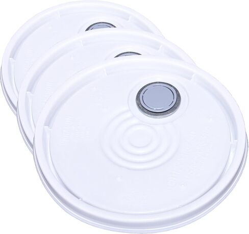 Vestil LID-UN-54-PWS Plastic Unrated Spout Top Lid 5 Gallon White in Kuwait