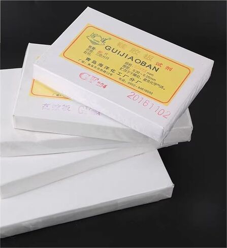 لوح جل السيليكا الكروماتوغرافي ذو الطبقة الرقيقة من Lab HF254، لوح زجاجي TLC مع لوح جل سيليكا لتطوير لون الفلورسنت (25 × 75 مم 80 قطعة) in Kuwait