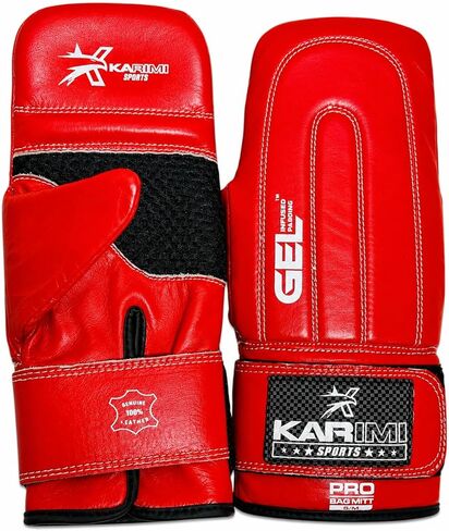 قفازات Pro Bag Mitt، قفازات للحقائب، ملمس اللكم بقبضة اليد العارية، تدريب على المقاومة الصفرية لتحفيز العضلات السريعة، للرجال والنساء والأطفال. (أسود، L/XL) in Kuwait