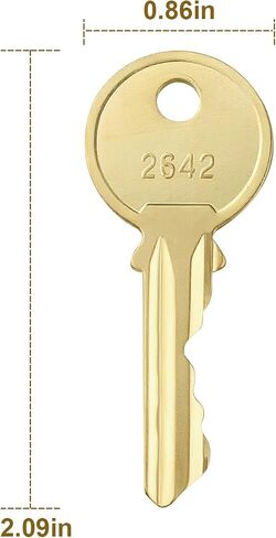 2642 NYC Fire Service Replacement Keys for Elevator Operations Systems Locks (2 Pack) in Kuwait