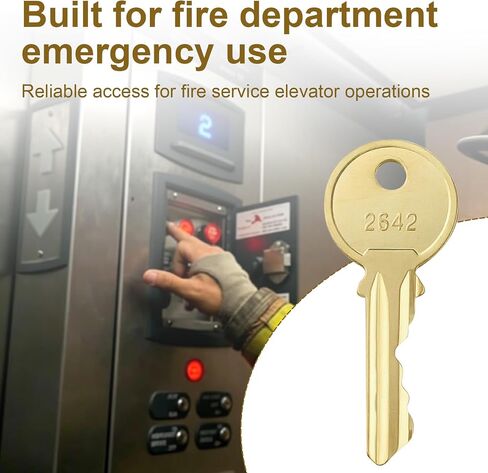 2642 NYC Fire Service Replacement Keys for Elevator Operations Systems Locks (2 Pack) in Kuwait