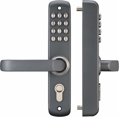 قفل باب ميكانيكي MUTEX MX230GD - مدخل لوحة مفاتيح مزدوج الجانب مكون من 4 أرقام وتجاوز مفتاح ميكانيكي، مقاوم للماء والحرارة/الحريق، ميكانيكي 100%، جيد للداخل والخارج (إصدار جديد 2026) in Kuwait