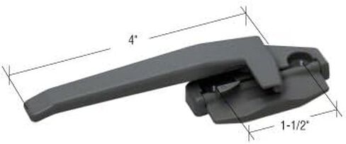 Black Left Hand Cam Handle; 1-1/2" Screw Holes in Kuwait