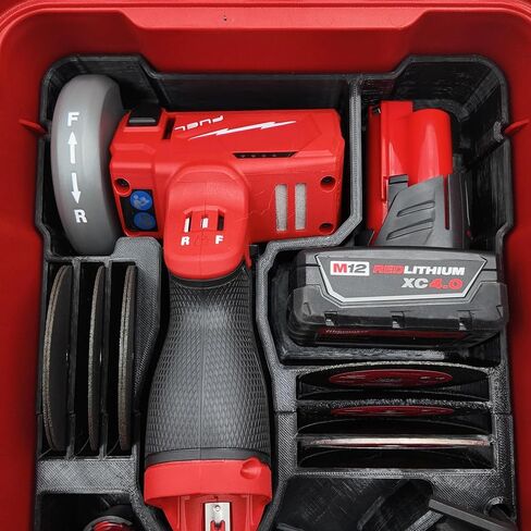 Organizer Insert Compatible with Milwaukee M12 FUEL 3" Compact Cut Off Tool for Packout Compact Organizer in Kuwait
