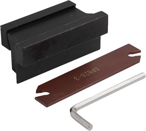 SPB326 Grooving Parting Off Blade 3Mm Width For SP300 Lathe High Hardness Metalworking Equipment With SMBB2026 Random Color in Kuwait