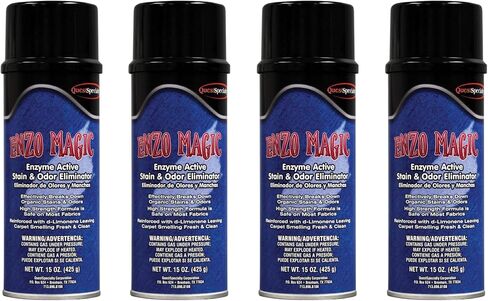 Quest Specialty 2300 Enzo Magic Carpet Spot and Odor Spray, 15 oz. (Pack of 4) in Kuwait