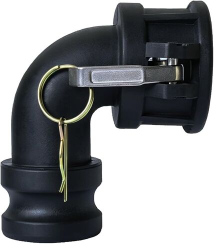 تركيبات Camlock من النوع DA 2 بوصة Camlock أنثى × 2 بوصة Camlock ذكر، كوع 90 درجة، تركيبات خرطوم الكامة والأخدود، طقم تركيب خرطوم الكامة والأخدود من البولي بروبيلين، وصلات خرطوم قفل الكامة in Kuwait