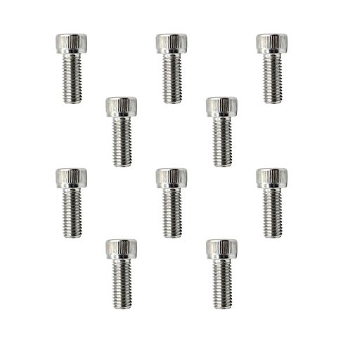 20 PCS M10-1.5 x 25mm Socket Head Cap Screws, 304 Stainless Steel (A2-70), Hexagonal Socket Head, Fully Threaded, Multi-Scene Application (20) in Kuwait
