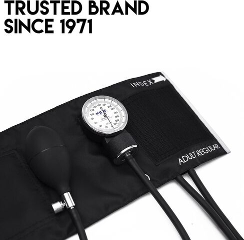 MDF Instruments, Calibra Aneroid Premium Professional Sphygmomanometer + MDF® Latex-Free Large Adult Replacement Blood Pressure Monitor Cuff - Double Tube in Kuwait