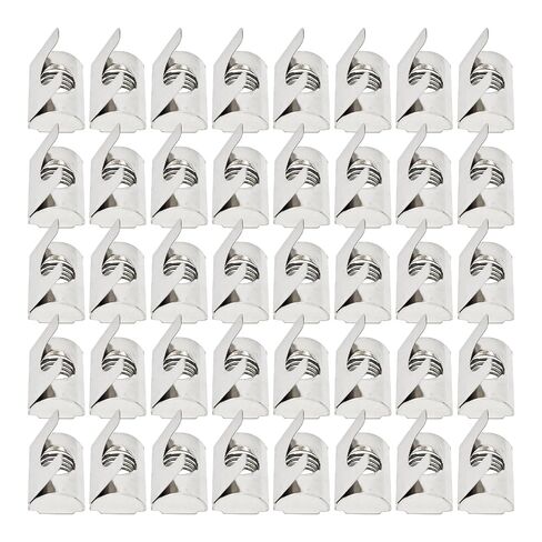 40Pcs M8 Roll in Spring T Nuts, 4040/3030 Series Universal with Spring Sheet, Carbon Steel Nickel-Plated, for 8mm Slot Aluminum Profile Rail, 3D Printer Frame in Kuwait