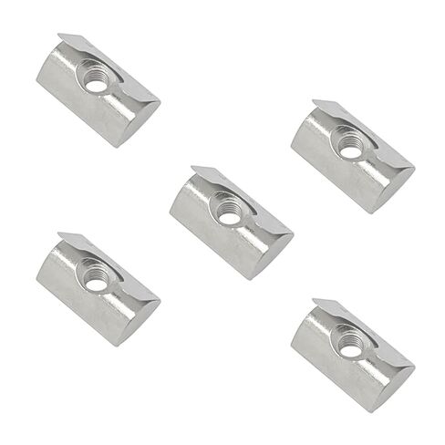 20 Pcs M4 Spring T Nuts,T Nut with Spring Sheet,Carbon Steel Nickel Plated,for 3030/4040 Series Slot Aluminum Profile in Kuwait
