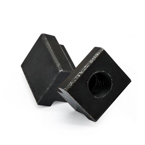 4-Pack 3/8"-16 Threaded T-Slot Nuts – Black Oxide Steel Sliding Nuts for T-Track Tables, Woodworking Jigs & Machine Tool Accessories in Kuwait