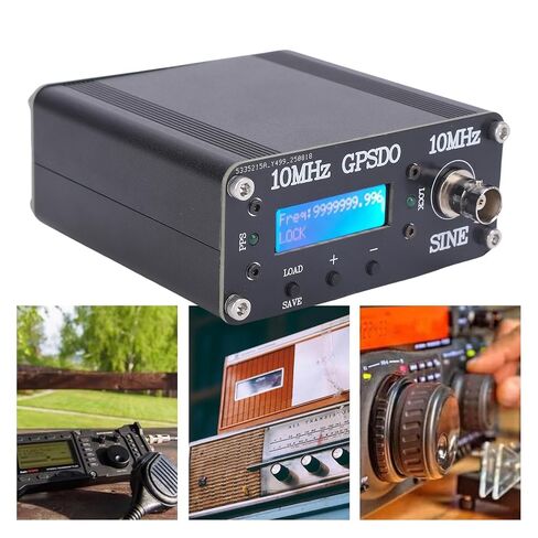 Fafeicy GPS Disciplined Oscillator GPSDO 10MHz OXCO Clock with GPS 1PPS Signal High Precision Stable Output for Audio Decoder Instrument Frequency Meter in Saudi Arabia