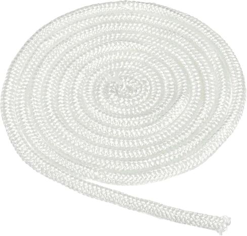 Gasket Replacement Fiberglass Sealing Rope Wear Resistant Door Airtight Material Cuttable Easy Installation Suitable for Fireplace Doors DIY, 6mmx4m in Kuwait