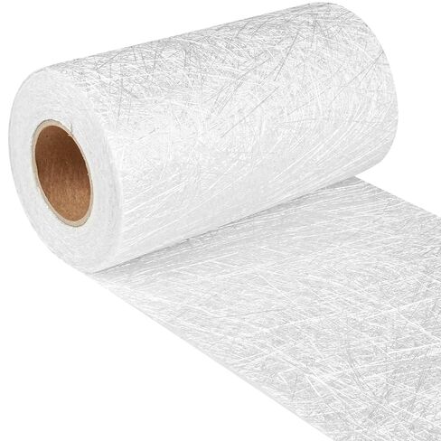 Fiberglass Mat Roll 8" x 10 Yards, 1.5 oz Chopped Strand Mat Roll, Resin Compatible Fiberglass Reinforcement for Boat, RV, Auto & Tub Repair in Kuwait