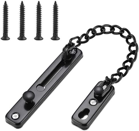 Door Chain Lock, Safe Buckle,Latch Safety Limiter,Metal Home Hotel Bolt Anti-Theft Security in Kuwait