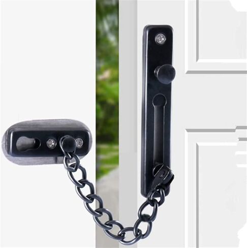 Door Chain Lock, Safe Buckle,Latch Safety Limiter,Metal Home Hotel Bolt Anti-Theft Security in Kuwait