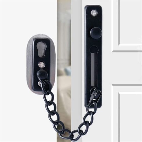 Door Chain Lock, Safe Buckle,Latch Safety Limiter,Metal Home Hotel Bolt Anti-Theft Security in Kuwait