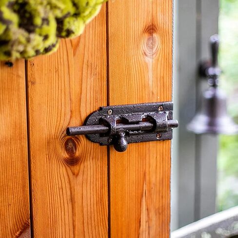 قفل باب محمول، مشبك مسمار أسطواني عتيق، مزلاج منزلق عالي التحمل، سميك من النحاس الصلب العتيق، أثاث مع براغي in Kuwait