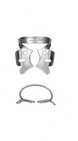 Hu-Friedy RDCM205 #205 Rubber Dam Clamp, Satin Steel in Saudi Arabia