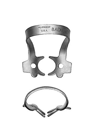 Hu-Friedy RDCM8AD #8AD Rubber Dam Clamp, Satin Steel in Saudi Arabia