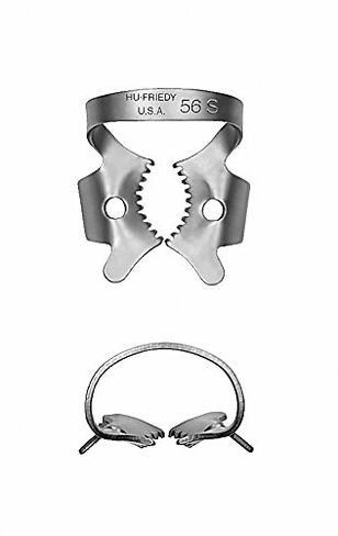 Hu-Friedy RDCM56S #56s Rubber Dam Clamp, Satin Steel in Saudi Arabia