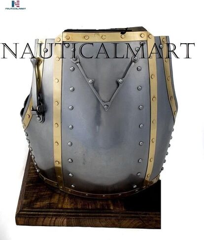NauticalMart Medieval Breastplate Milanese Churburg 14th Century Armor Cuirass in Kuwait