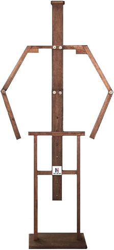 NauticalMart Full Suit Of Armour Wooden Stand Medieval Armor Rack for Home, Museum & Collectors in Kuwait