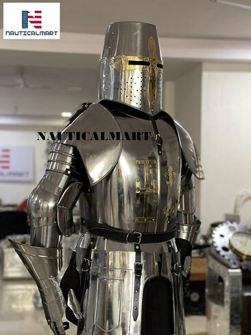 Nautical-Mart Medieval Wearable Knight Crusader Full Suit of Armor Halloween Costume in Kuwait