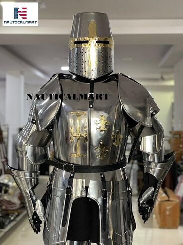 Nautical-Mart Medieval Wearable Knight Crusader Full Suit of Armor Halloween Costume in Kuwait